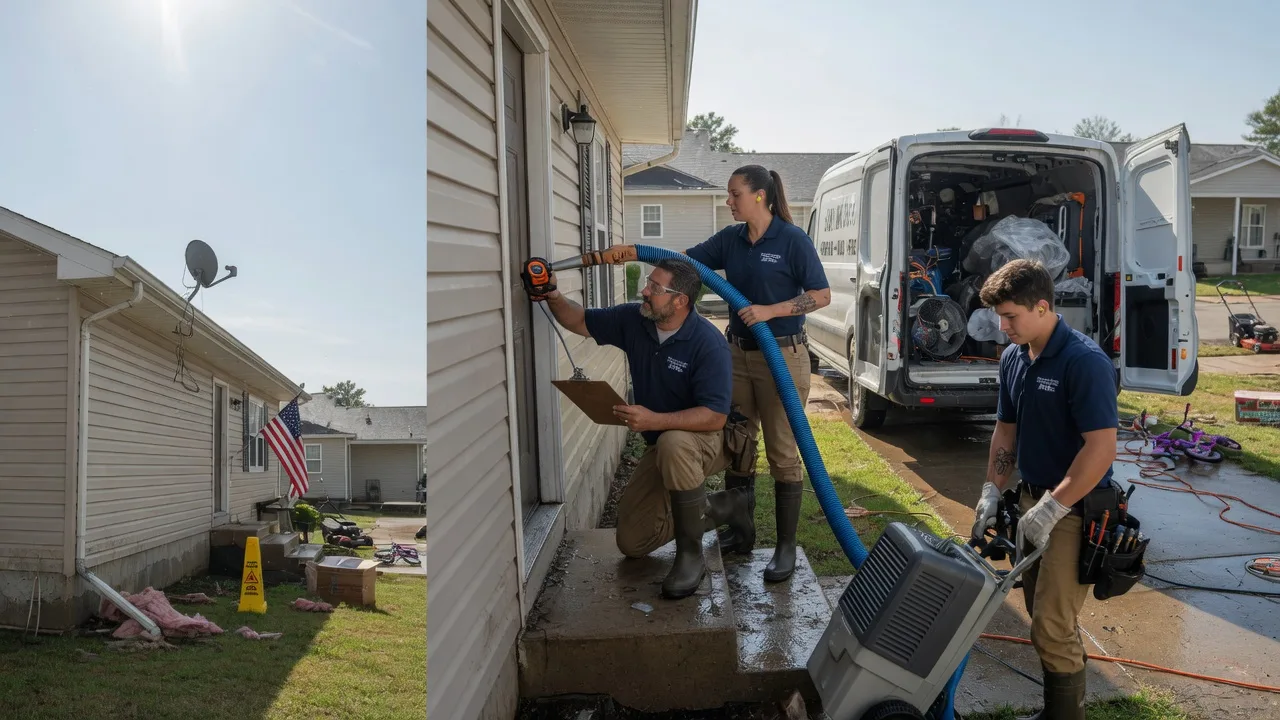 Ceiling Water Damage Restoration in White Hall, MD near me